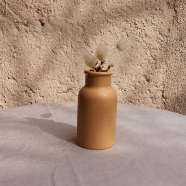 Petit vase pour fleur séchées couleur Terracotta